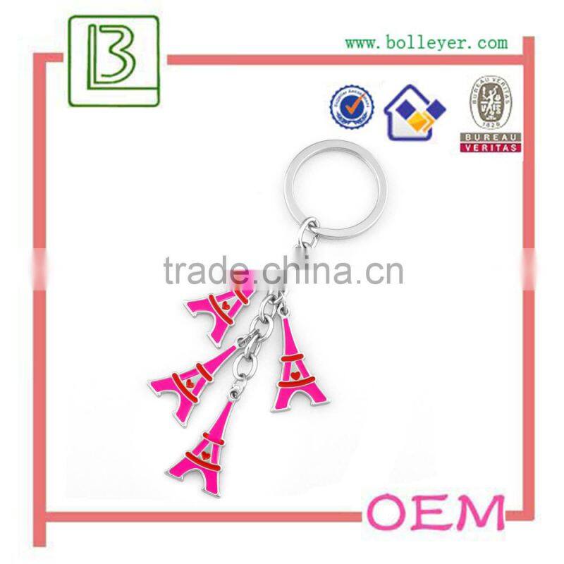 Gold Leather Keychain Holder For Wholesale