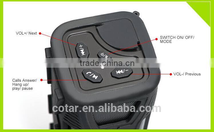 Factory Wholesales Wireless Portable Music High-end Bluetooth Speaker With Silicone Case Remote Clock