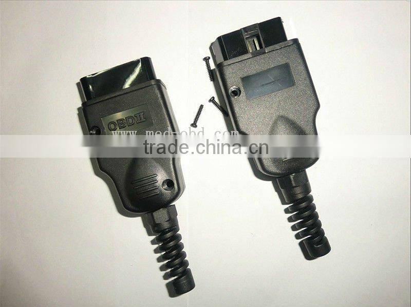 OBD2 Connector J1962m Plug with enclosure 16pin male connector