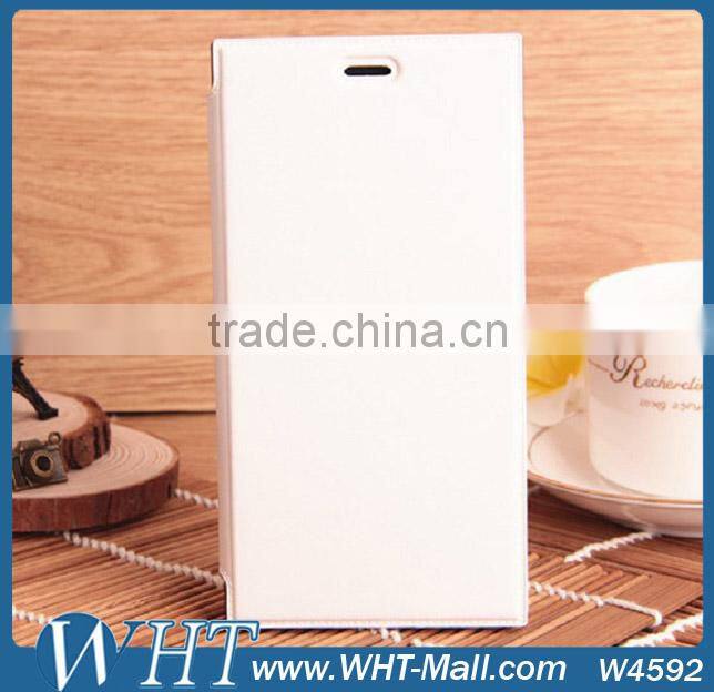 Crazy Horse Ultrathin Flip PU Leather Stand Case Cover For Xiaomi Mi3 With Credt Card Slots