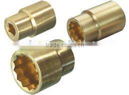 Anti-sparking copper bronze socket spanner wrench