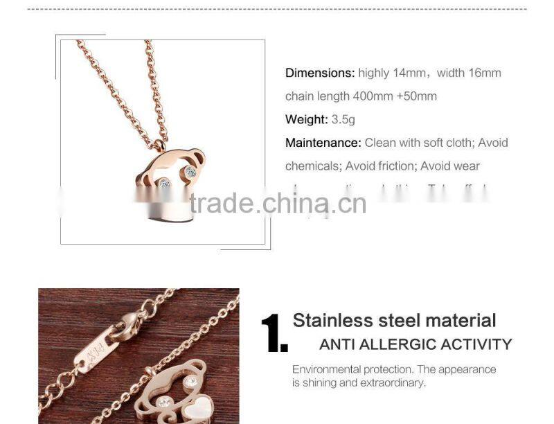 Online Shopping Rose Gold Monkey Long Chain Necklace Designs Bridal