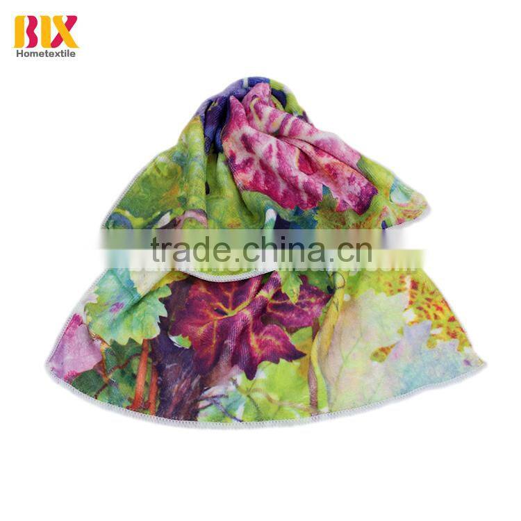 2015 new products microfiber cheap print kitchen towel wholesale