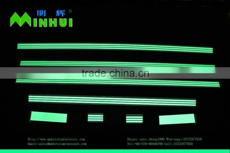 photoluminescent aluminum stair nosing/glow in dark stair nosing