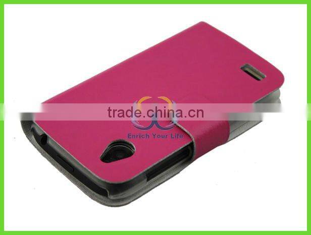 Romantic pink leather skins for cell phones case for htc