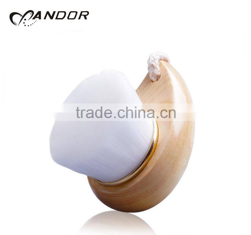 KR popular best soft bristle comma wood face brushes