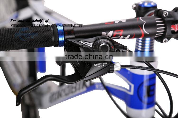 double mechanical disc brake flat handlebar aluminum 6061 mtb bike