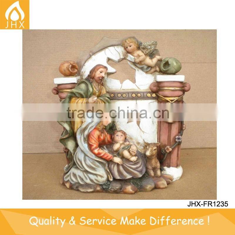 China Manufacturer Christmas Resin Nativity Figurines