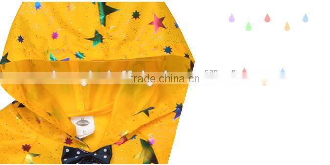 wholesale yellow thin raincoat for kids