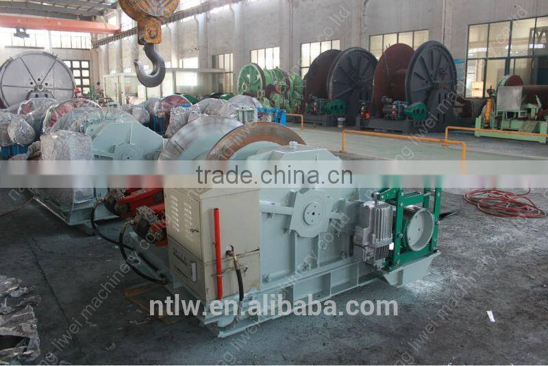 new design 50KN speed-regulation electric winch for sale