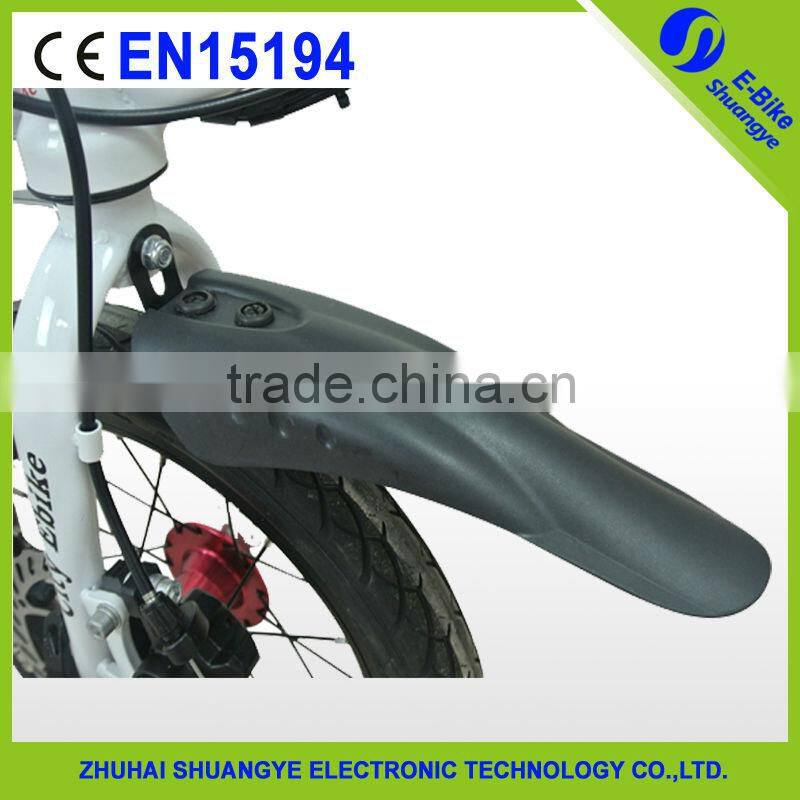 2015 14"36V lightweight foldable electric bike ce factory