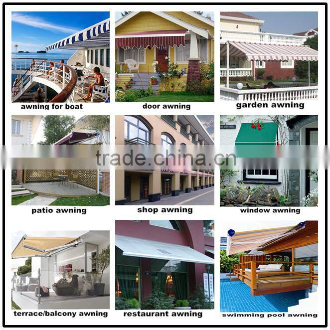 Hot product aluminium alloy awnings retractable patio awnings and canopies