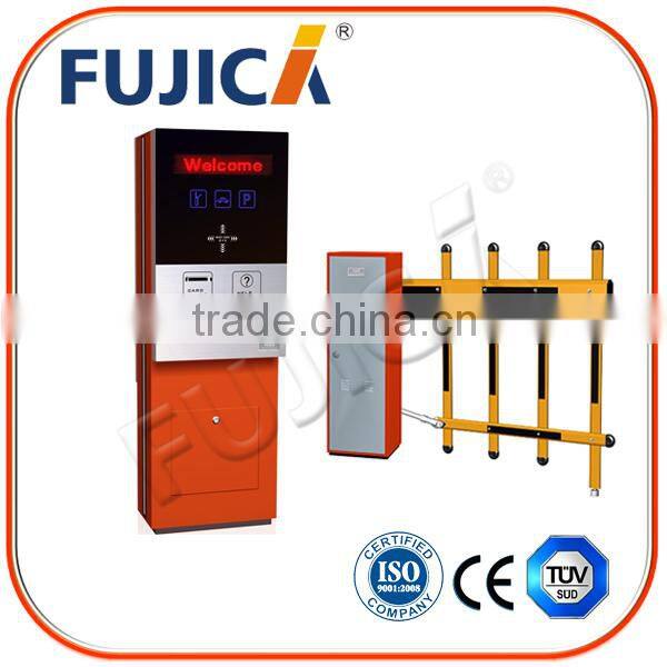 FUJICA car parking system with barrier gate for residents use
