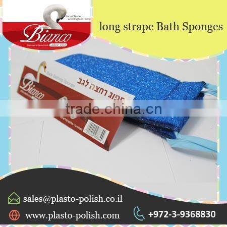 2015 Hot Sell Bath Sponge with Long Strap