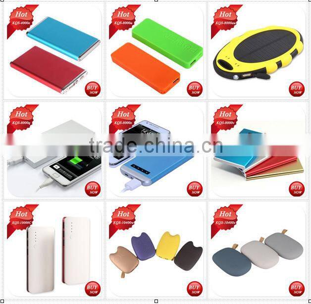 2014 wavy book design portable power bank 10400mAh