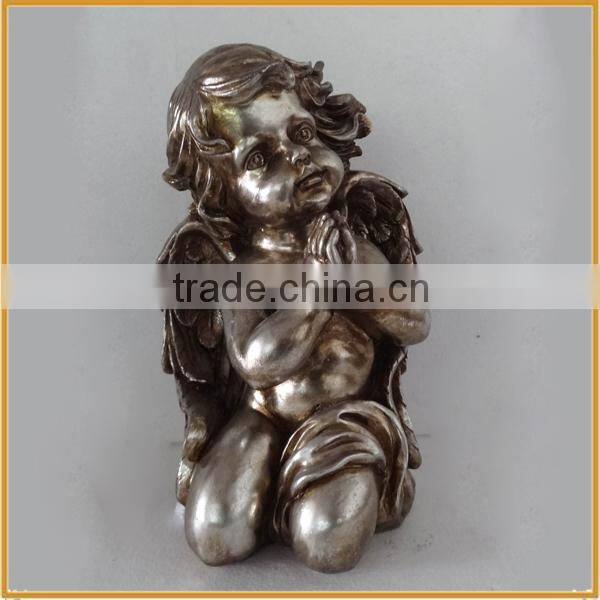 handmade resin angel figurine for home decor polyresin angel