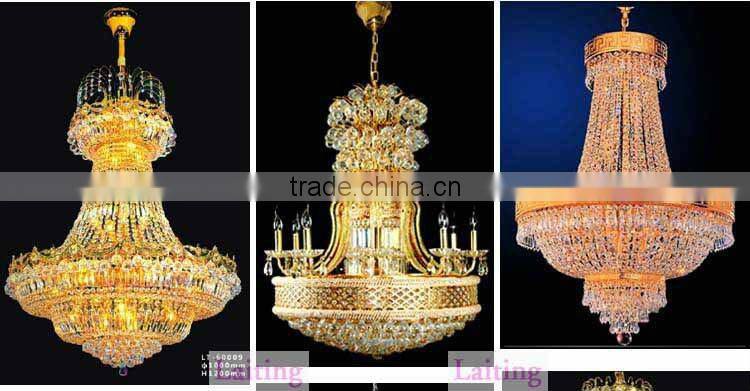 big crystal hanging light