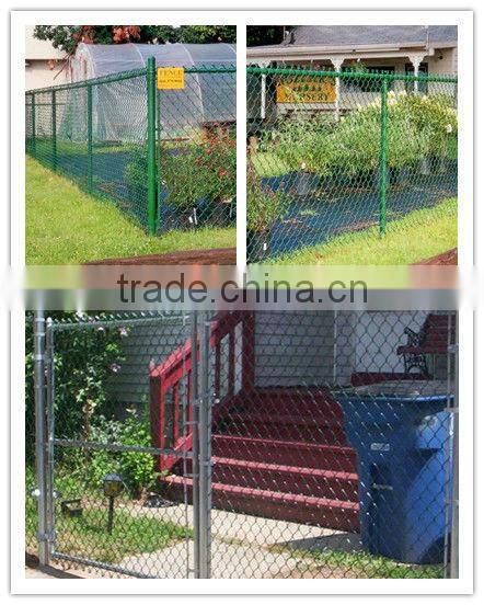 9 gauge chain link fence
