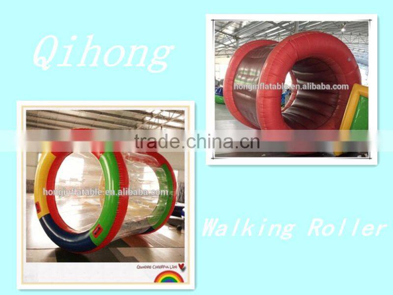 PVC/TPU inflatable walking tubes inflatable water walking roller for kids and adult