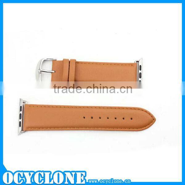 Top leather wristlet for apple watch accessory