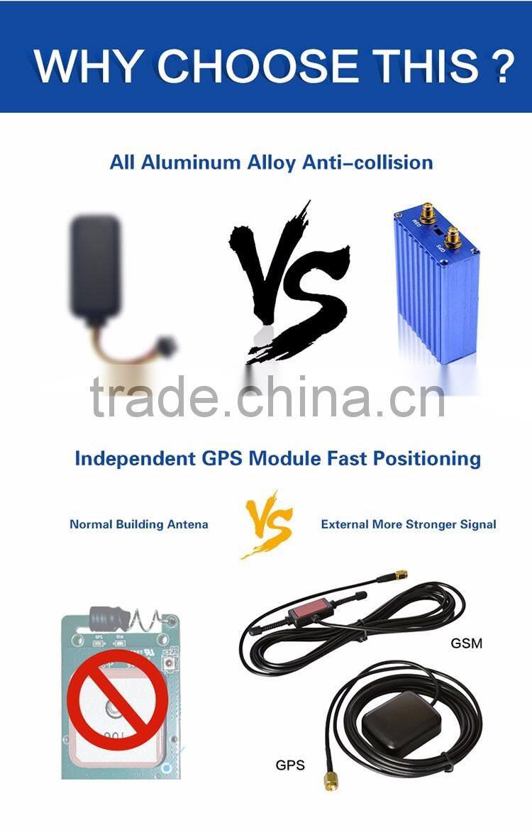 Real-time tracking car vehicle GPS tracker all Aluminum alloy