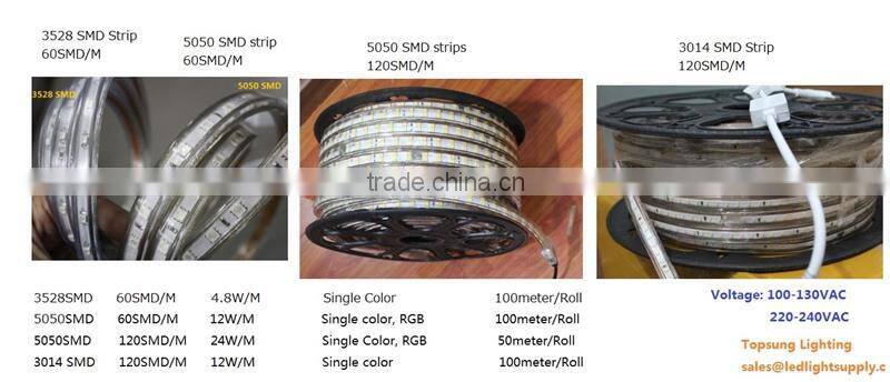 110v double row 2835 led tape 220v warm white ribbon 2014 new strip 120smd/M