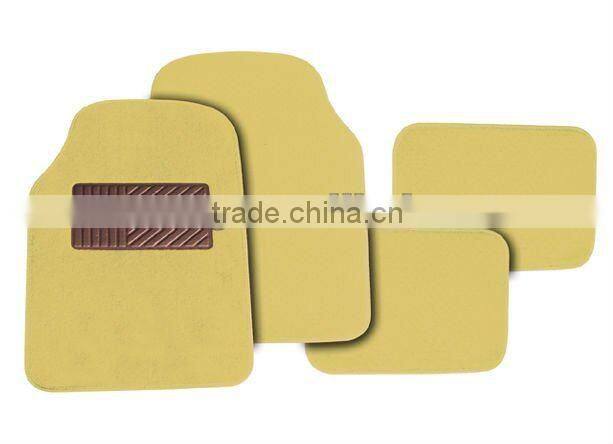 High quality popular black ,beige ,grey universal carpet car mat