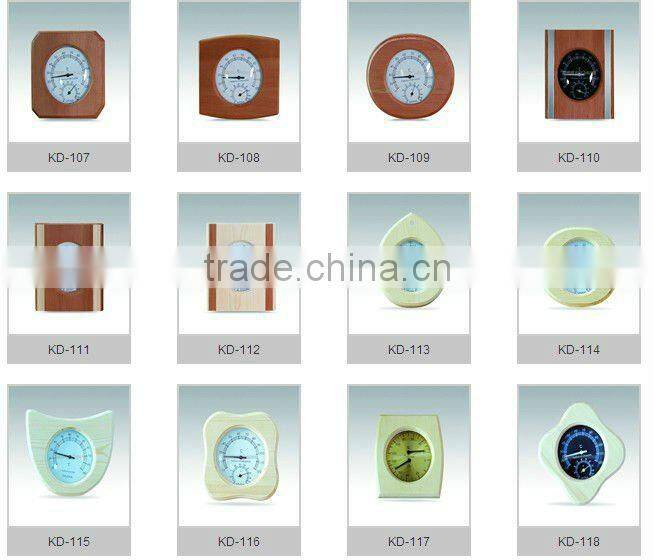 Wooden Sauna thermometer and hygrometer KD211