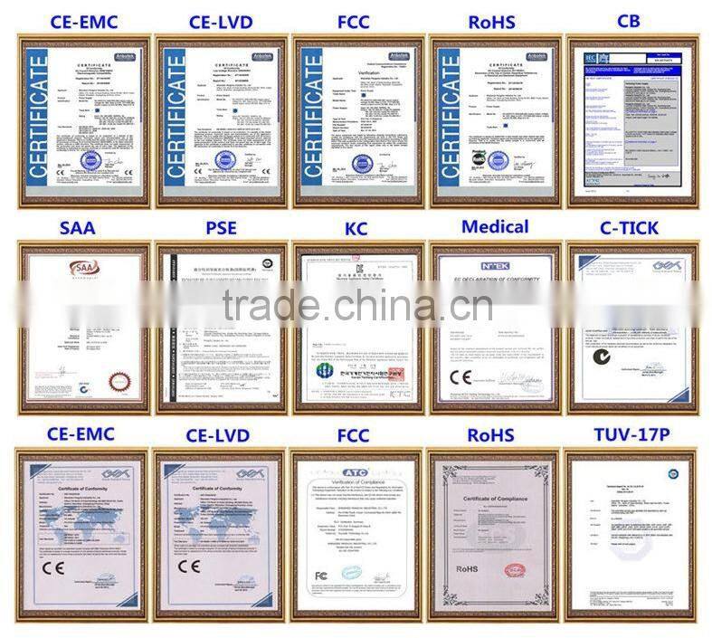 Made in china 120w 220v 24v 5a ac power adapter for ETL UL CE FCC ROHS