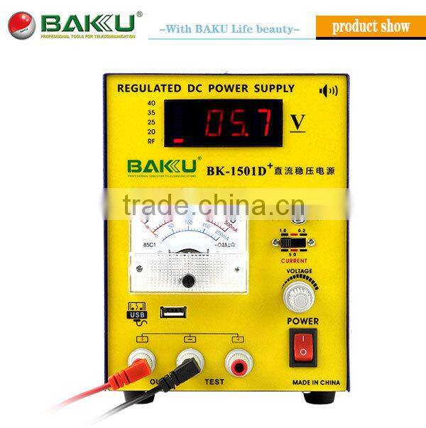 2014 baku new product high quality low price USB digital DC power supply BK 1501D+