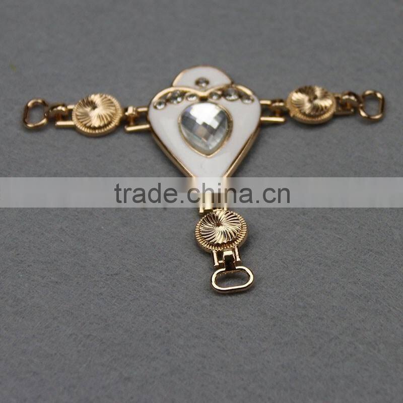 Hot sale shoe buckel accessories,metal crystal accessory jewelry for shoes