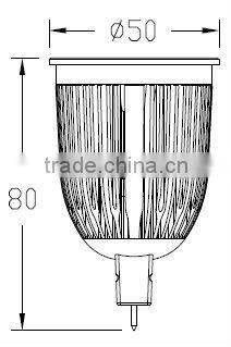 6W MR16 Edison COB Spotlight LED Spotlight