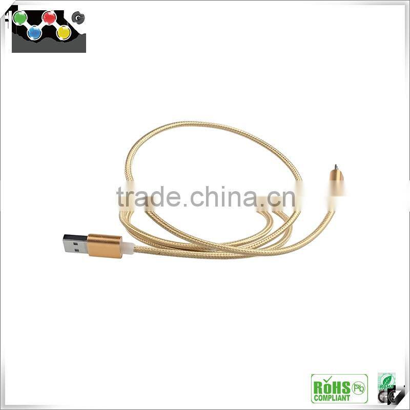 2016 New design phone cable , USB 2 in 1charging cable for iPhone6/6s , Best Price Data Transfer usb cable,Two Sided Usb Cable