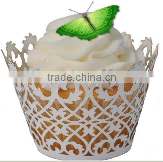 black and white cupcake decoration wrapper made in Guangzhou jiawang factory
