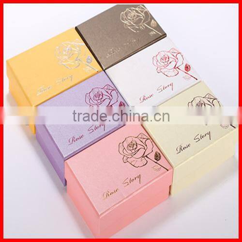 Excellent Various Colorful Square Small Cute Flower Painting Watch Box Wholesale