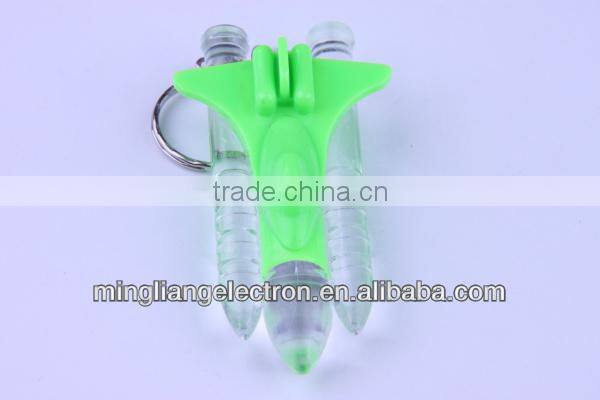 Boat keychain with led light