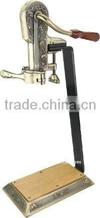 novelty wine corkscrew with table stand