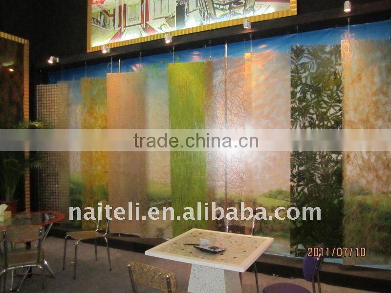 3-Form Living Room Glass Partition Materials