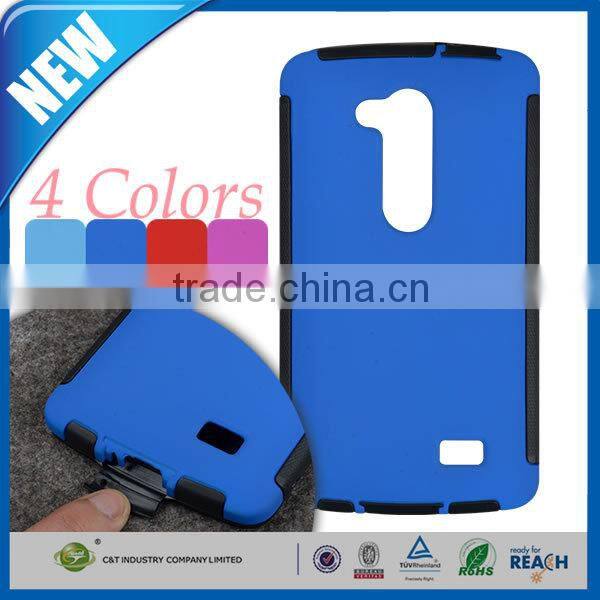 C&T Pure 4 Colors Hybrid Cover Case For LG L Fino D295 D290N
