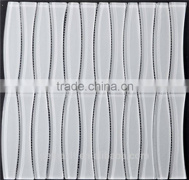 Dezhou demax china Interior Design Clear Professional Glass Mosaic