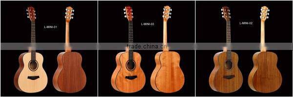 Hot Sale 36inch satin travel guitar, mini acoustic gutiar for sale