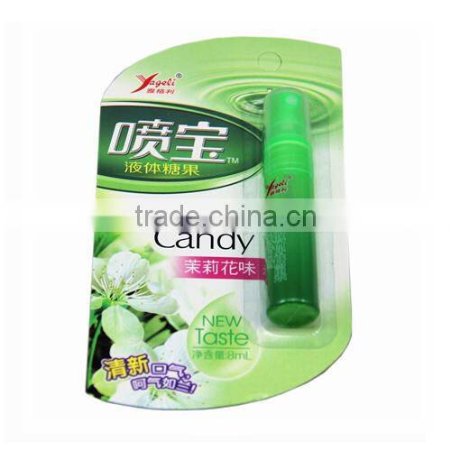 Quality glucose hard candy/mint liquid candy fresh spray VC-L052