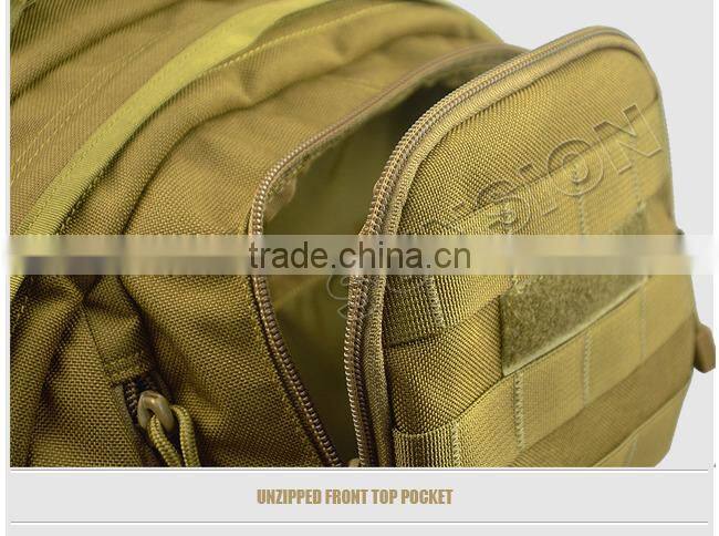 1000D Cordura or Nylon fabric Tactical Backpack ISO/SGS