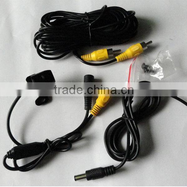 Factory 3.5inch mirror car reverse parking sensor system with LED camera