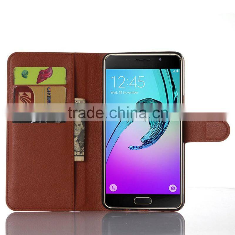 High Quality Leather Holster Card Wallet Folio Stand Flip Case Cover for Samsung GALAXY A9