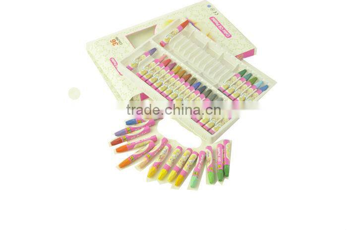 36 color wholesale oil pastel cheap stationery sets for kids