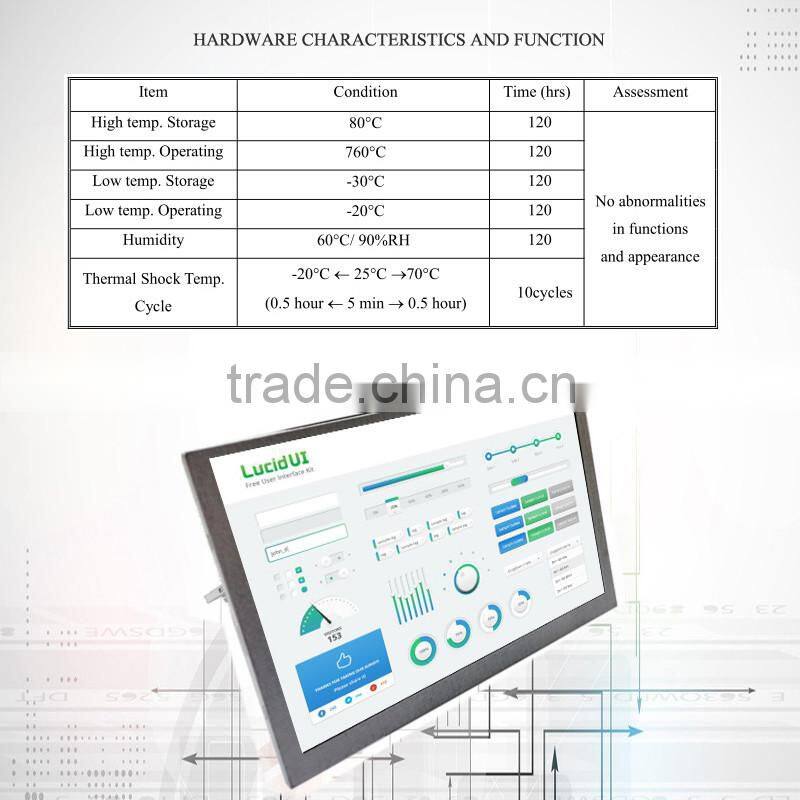 7 inch LCD module with interface rs232 TTL Industrial screen controller board for all kind of application