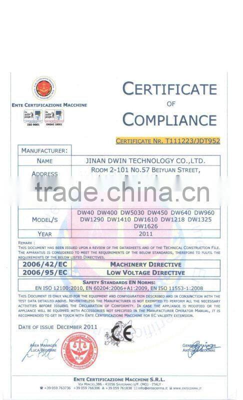 1300x2500mm water jet marble cutting machine