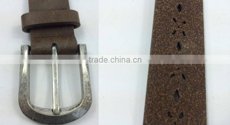 fashion perforated design for women jeans