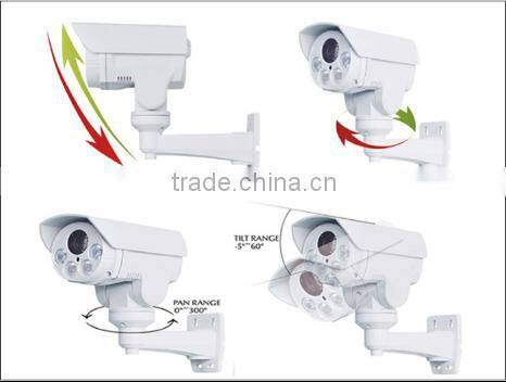 12V 2A 80m ir ip security camera pan tilt bullet ip camera
